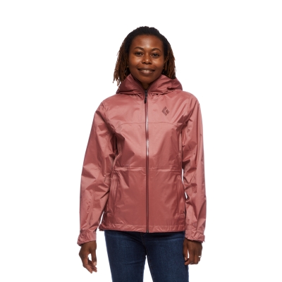 Black Diamond Treeline Rain Shell – Women’s Rosewood