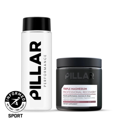 Pillar Performance Triple Magnesium Recovery Powder - Natural Berry แมกนีเซียม 3 เท่า ฟื้นฟูร่างกาย รสเบอร์รี่ธรรมชาติ