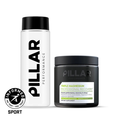 Pillar Performance Triple Magnesium Recovery Powder - Pineapple Coconut แมกนีเซียม 3 เท่า ฟื้นฟูร่างกาย รสสับปะรดมะพร้าว