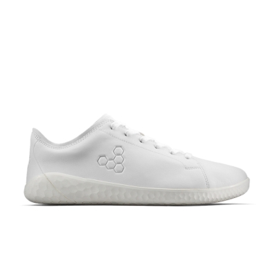 Vivobarefoot Men's Geo Court IV Bright White รองเท้าสนีกเกอร์