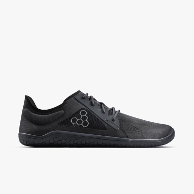 Vivobarefoot Men's Primus Lite IV Obsidian รองเท้าวิ่งมินิมอล