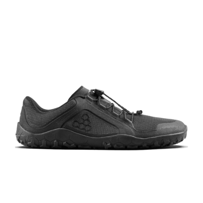 Vivobarefoot Men's Primus Trail FG 3.5 Obsidian รองเท้าวิ่งเทรล