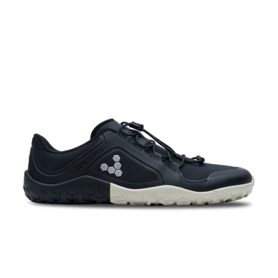 Vivobarefoot Men's Primus Trail III All Weather FG Obsidian รองเท้าวิ่งเทรลกันน้ำ