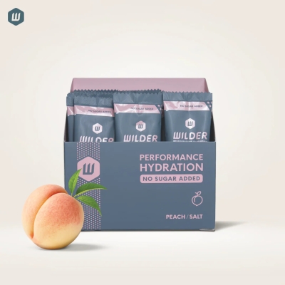 Wilder Performance Hydration Peach Box 30 Sachet | ผงเกลือแร่เติมความสดชื่น
