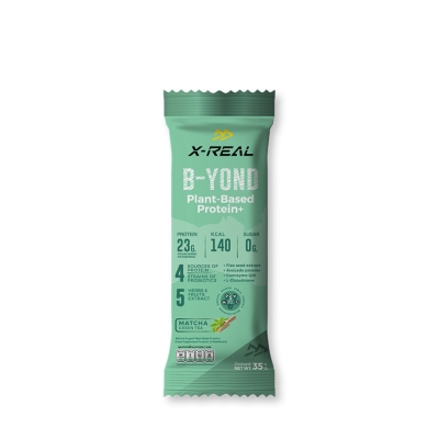 X-Real Matcha B-YOND Plant Based Protein Plus 35g โปรตีนพืชรสชาเขียวมัทฉะ