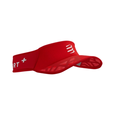 Compressport Spiderweb Ultralight Visor Red