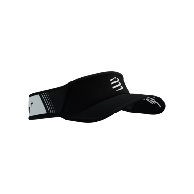 Compressport Visor Ultralight Black/White หมวกวิ่งน้ำหนักเบา