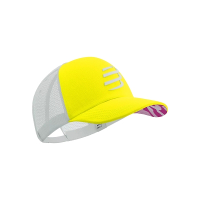 Compressport Trucker Cap Safe Yellow/White