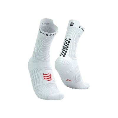 Compressport Pro Racing Socks v4.0 Run High White/Black
