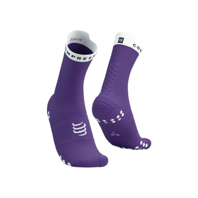 Compressport Pro Racing Socks v4.0 Run High Lilac/White