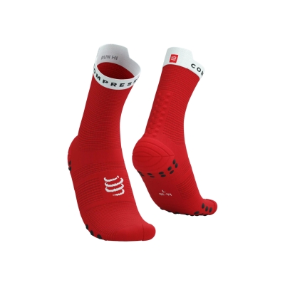  Compressport Pro Racing Socks v4.0 Run High Red/White