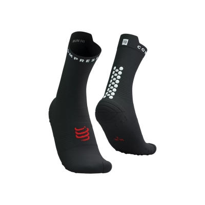 Compressport Pro Racing Socks v4.0 Run High Black/White