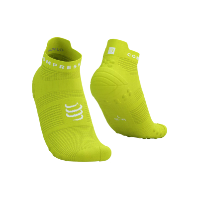 Compressport Pro Racing Socks v4.0 Run Low Green Sheen/White