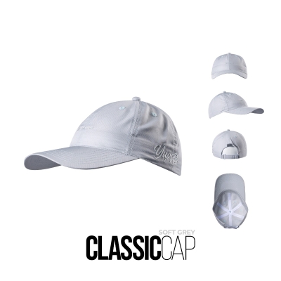 Yupster Classic cap (Brim 8 cm) Soft Grey หมวกวิ่งปีกยาว