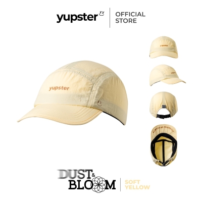 Yupster - Dust & Bloom Series Soft Yellow 5 Panels | หมวกวิ่ง