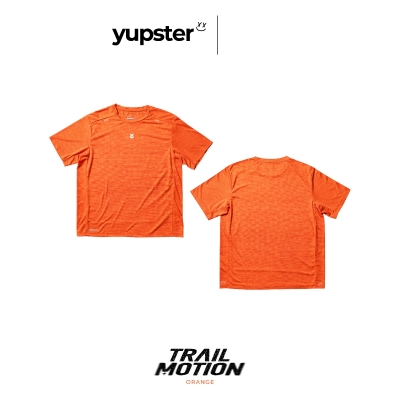 Yupster Running T-shirt Trail Motion Collection - Men - Orange เสื้อวิ่งผู้ชาย