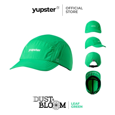 Yupster - Dust & Bloom Series Bright Leaf Green 5 Panels | หมวกวิ่ง