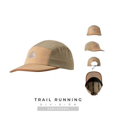 Yupster Trail Running Division 25 5 Panels cap Earthform หมวกวิ่งเทรล