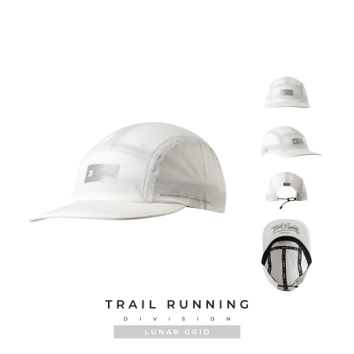 Yupster Trail Running Division 25 5 Panels cap Lunar Grid หมวกวิ่งเทรล