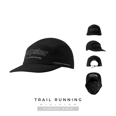 Yupster Trail Running Division 25 5 Panels cap Midnight Ridge หมวกวิ่งเทรล
