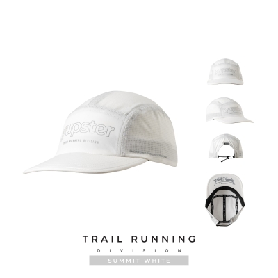 Yupster Trail Running Division 25 5 Panels cap Summit White หมวกวิ่งเทรล
