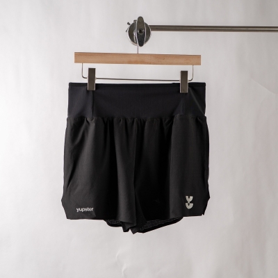 Yupster Enduro Shorts - PathMaker Collection - Solid Black | กางเกงวิ่งเทรลชาย น้ำหนักเบา