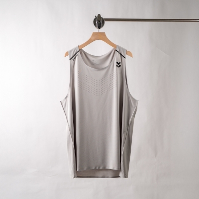 Yupster Running Singlet - PathMaker Collection - Stone Grey | เสื้อกล้ามวิ่งเทรล