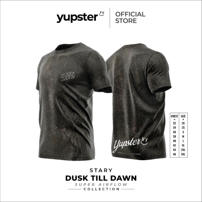 Yupster Running T-shirt - Super Airflow Collection - DuskTilDawn Stary | เสื้อวิ่งระบายอากาศขั้นสุด