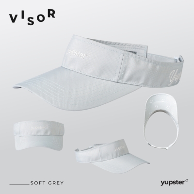 Yupster Visor ClearFlow Soft Grey หมวกไวเซอร์น้ำหนักเบา