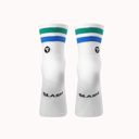 Personalbest Performance Sock Low Double Slash - Blue/Green ถุงเท้าวิ่ง 2