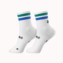 Personalbest Performance Sock Low Double Slash - Blue/Green ถุงเท้าวิ่ง 3