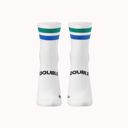 Personalbest Performance Sock Low Double Slash - Blue/Green ถุงเท้าวิ่ง 4