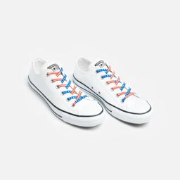 Xpand Original No-Tie Flat Lacing System-Usa Pattern เชือกรองเท้าแบบไม่ต้องผูก