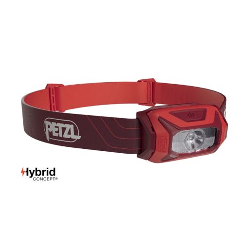 Petzl TIKKINA Headlamp 300 Lumens Red ไฟฉายคาดหัว