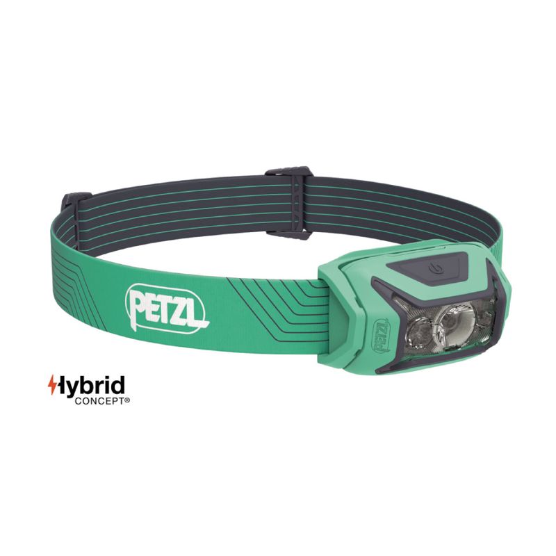 Petzl ACTIK Headlamp 450 Lumens Green ไฟฉายคาดหัว