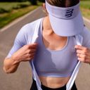 Compressport Feelfree Seamless Bra - Lavender สปอร์ตบราวิ่ง ไร้ตะเข็บ 3