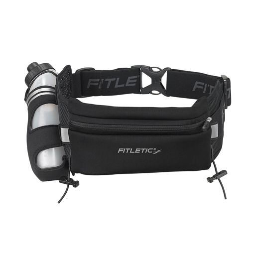 Fitletic Fully Load Hydration Belt 12 oz Black กระเป๋าคาดเอวพร้อมขวดน้ำ
