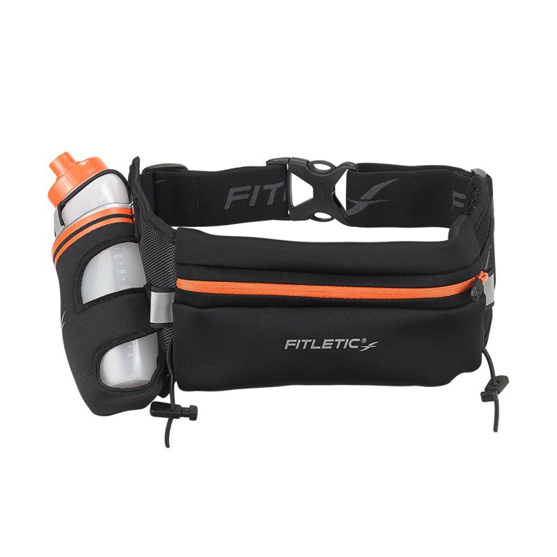 Fitletic Fully Load Hydration Belt 12 oz Orange กระเป๋าคาดเอวพร้อมขวดน้ำ