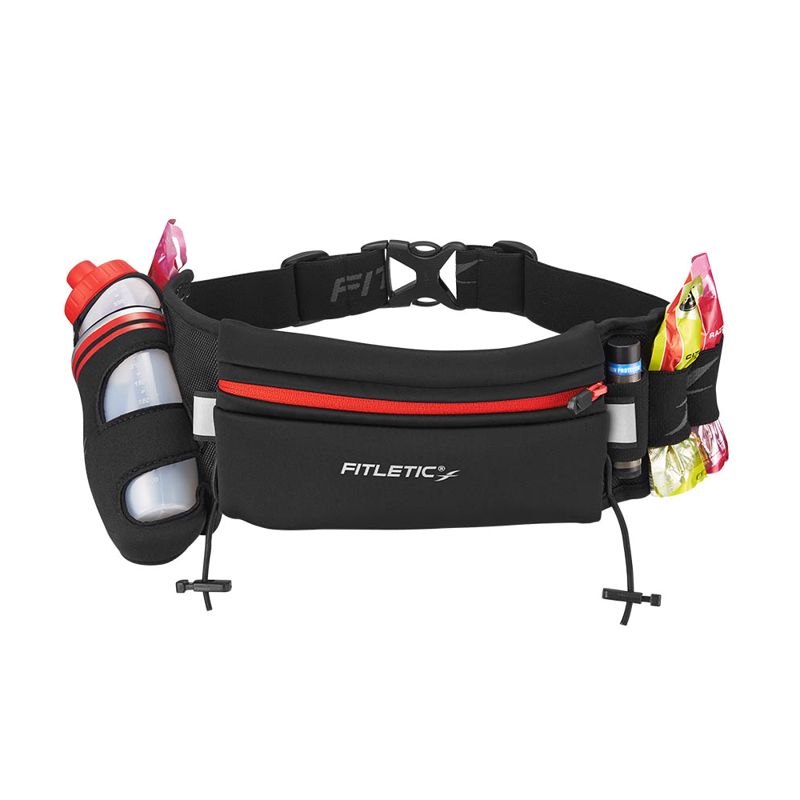 Fitletic Fully Load Hydration Belt 12 oz Red กระเป๋าคาดเอวพร้อมขวดน้ำ