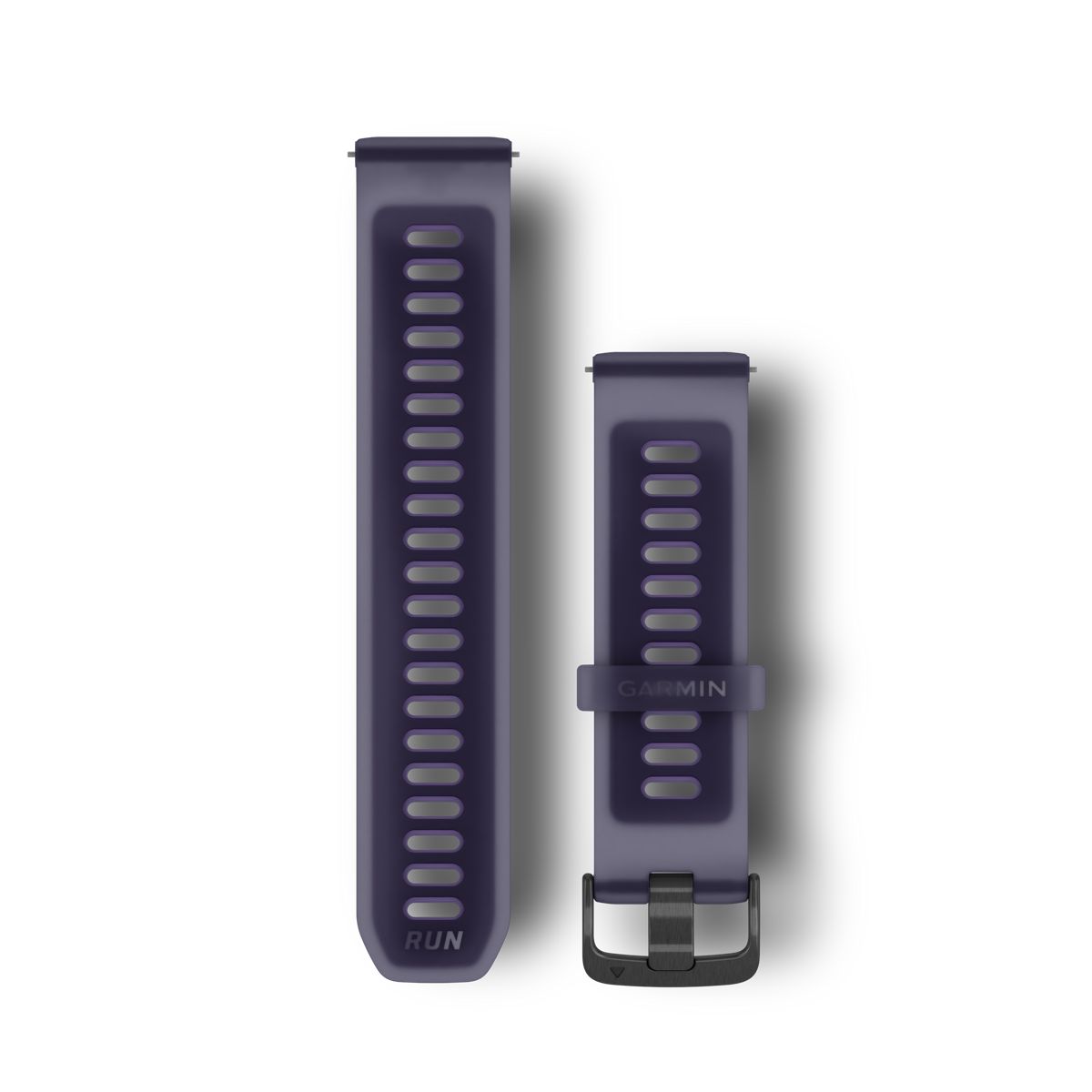 Garmin Forerunner 570 - 47mm Quick Release Bands (22 mm) Translucent Imperial Purple/Indigo with Slate Hardware