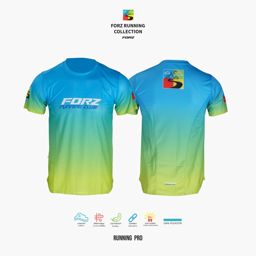 Forz T-shirt Running Pro Blue เสื้อวิ่ง