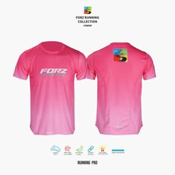 Forz T-shirt Running Pro Pink เสื้อวิ่ง