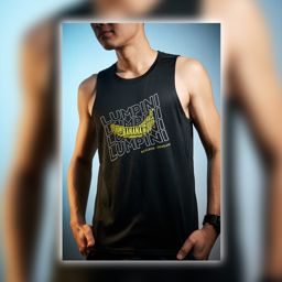 Tank Top Lumpini Bangkok Black เสื้อกล้าม