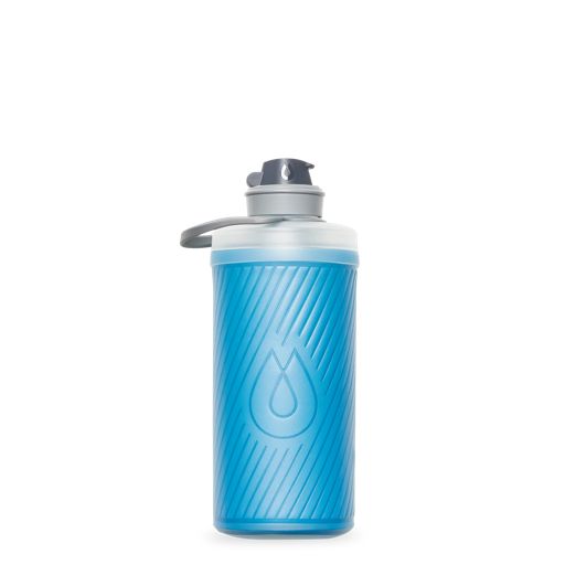 Hydrapak Flux 1.0L Tahoe Blue | ขวดน้ำที่พับเก็บได้ เพื่อการเดินทางที่ไร้ขีดจำกัด