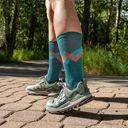 Injinji Run Lightweight Crew 2025 Lagoon ถุงเท้าวิ่งแบบแยกนิ้ว 3