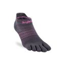 Injinji Women's Run Lightweight No-Show 2025 Charcoal ถุงเท้าวิ่งแบบแยกนิ้วสำหรับผู้หญิง 2