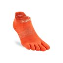 Injinji Women's Run Lightweight No-Show 2025 Grapefruit ถุงเท้าวิ่งแบบแยกนิ้วสำหรับผู้หญิง 2