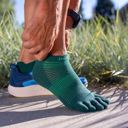 Injinji Run Lightweight No-Show 2025 Jade ถุงเท้าวิ่งแบบแยกนิ้ว 3
