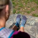 Injinji Women's Trail Midweight Mini Crew Seascape ถุงเท้าแยกนิ้ว สำหรับเท้าผู้หญิง 3