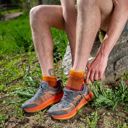 Injinji Trail Midweight Mini-Crew Solar ถุงเท้าแยกนิ้ว 6